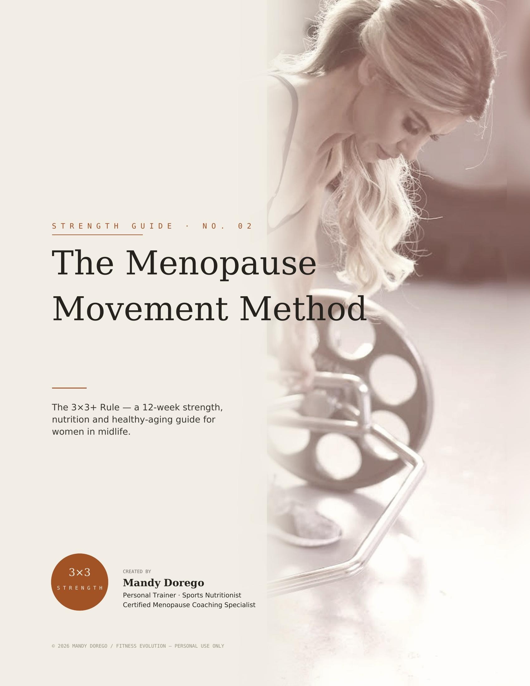 Menopause Movement Method — 3×3 Guide